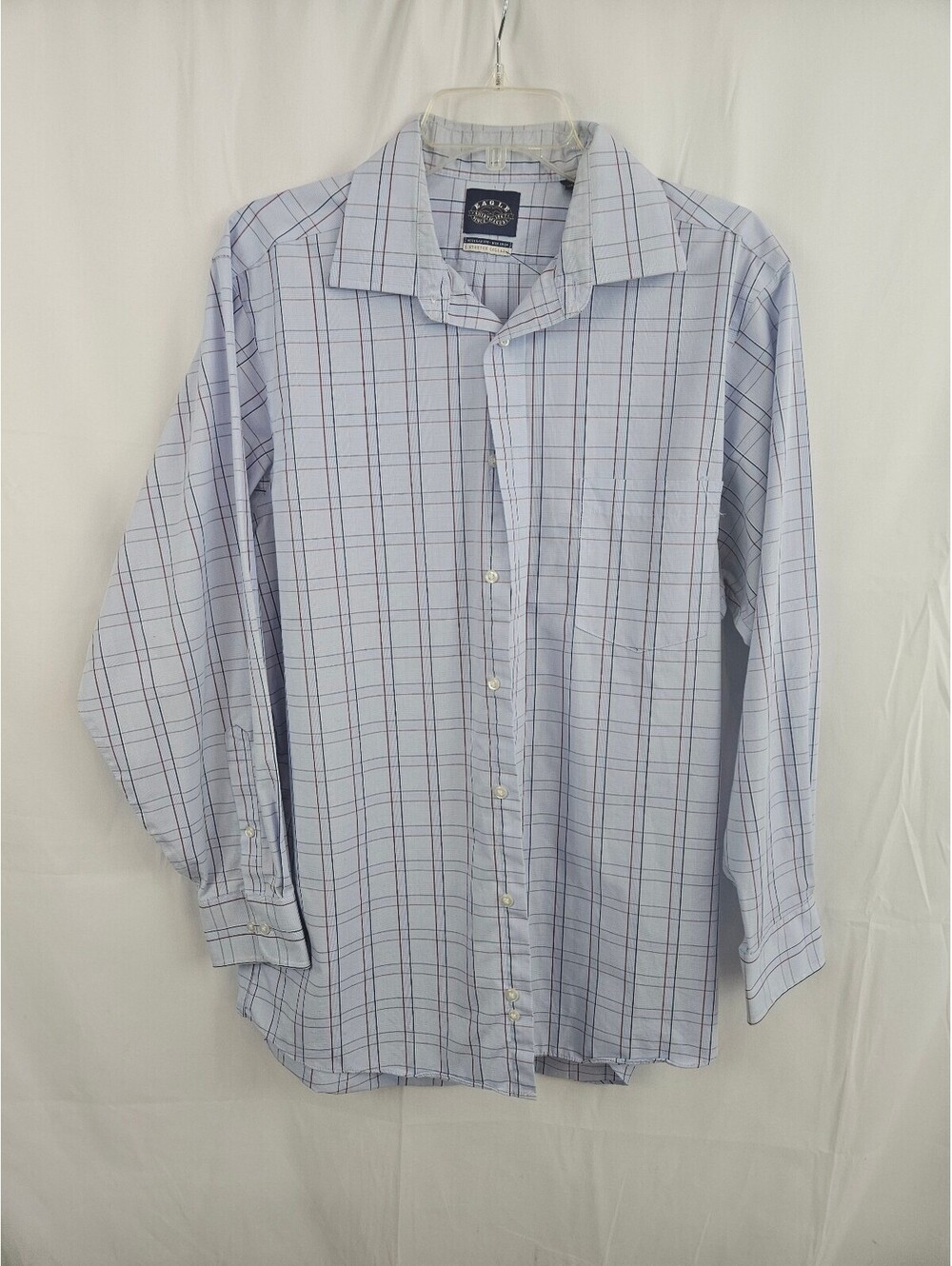 Eagle Shirtmakers Men's Regular Fit size 16  Stretch Collar